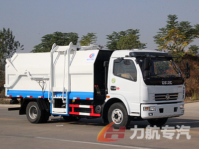 側(cè)裝壓縮垃圾車圖片