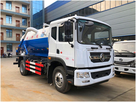 東風(fēng)多利卡D9清洗吸污車,東風(fēng)高壓清洗吸污車兩用車