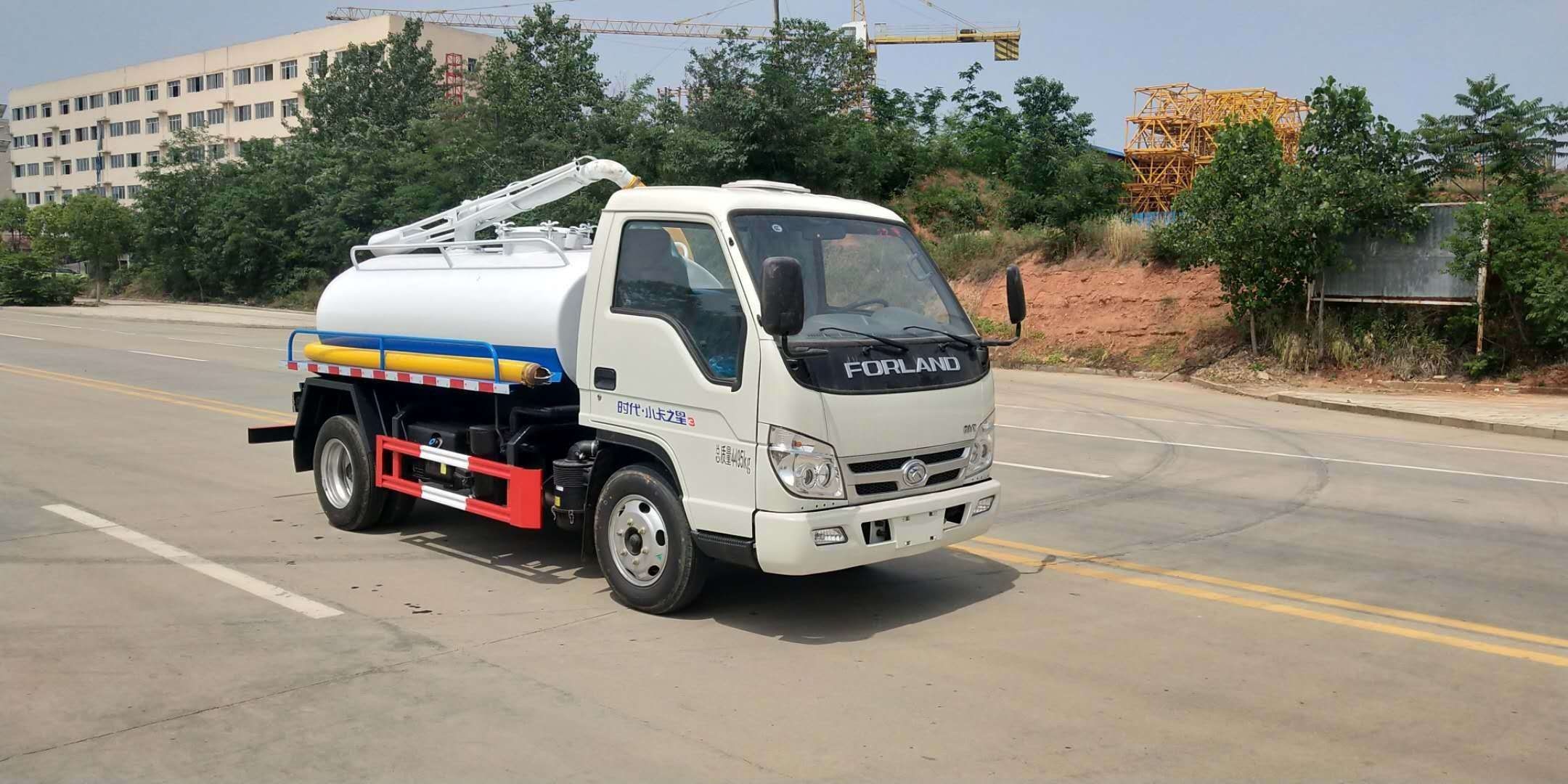 國六福田時(shí)代小卡3吸糞車,藍(lán)牌不超重吸糞車