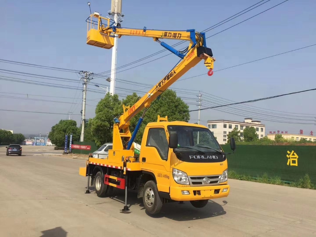 福田小卡高空作业车,3/13.5米蓝牌直臂式高空作业车