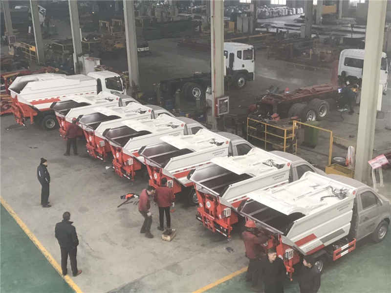 3方無泄漏壓縮垃圾車藍牌后裝壓縮廠家直銷