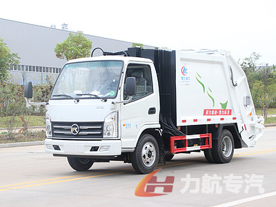 國五凱馬藍牌4.5方壓縮垃圾車