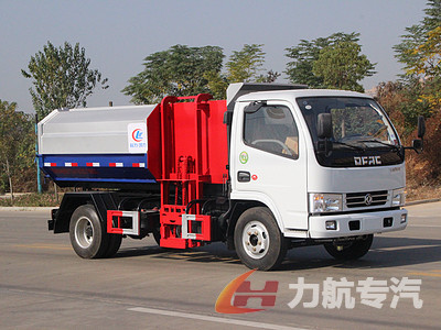 东风5吨国五挂桶垃圾车