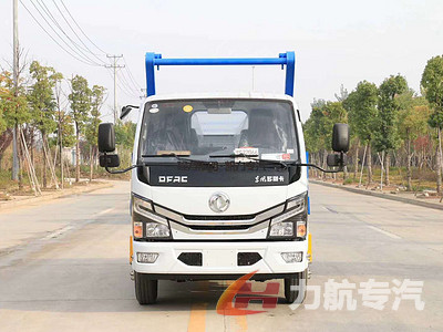 东风小多利卡4方摆臂垃圾车
