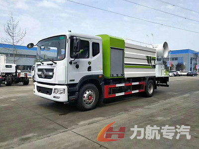 国六东风80米抑尘车雾炮洒水车