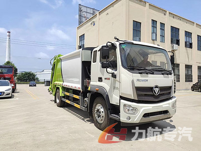 福田瑞沃国六12方压缩垃圾车