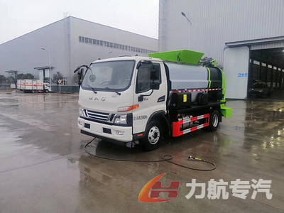 國(guó)六江淮高端駿鈴V6寬體5方餐廚垃圾車