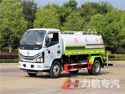 國六東風多利卡5噸灑水車