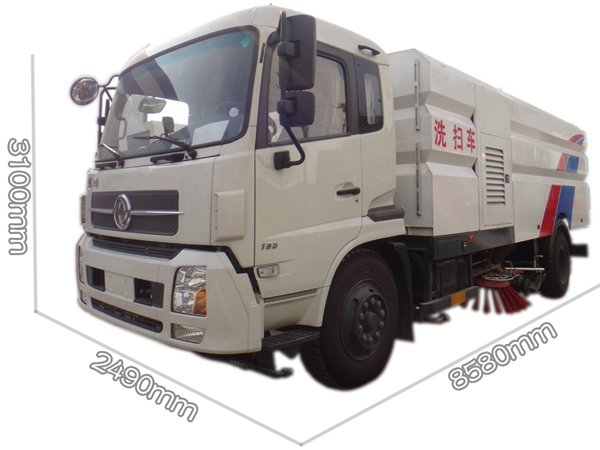 東風(fēng)天錦16方洗掃車詳細(xì)配置介紹報價
