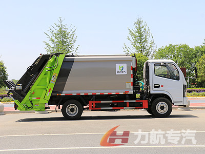 国六东风牌压缩式垃圾车生产厂家-力航汽车网图片