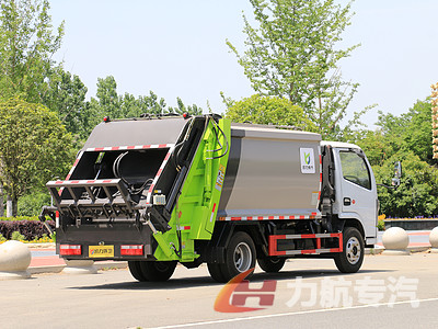 国六东风牌压缩式垃圾车生产厂家-力航汽车网图片