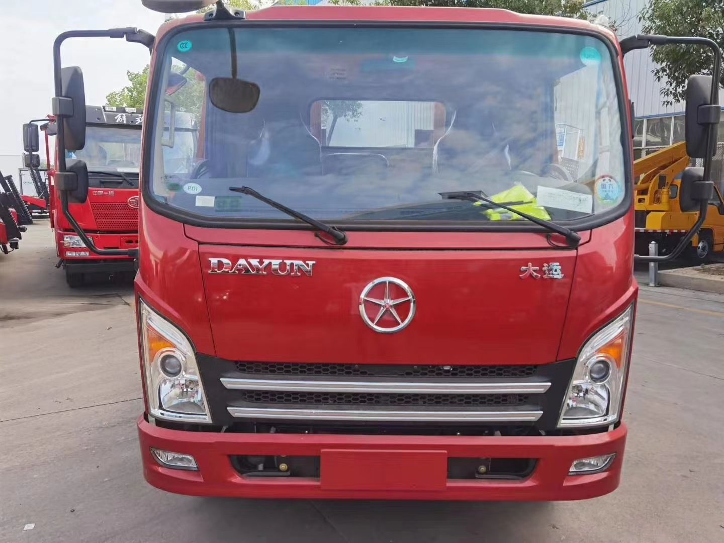 大运国六蓝牌清障平板拖