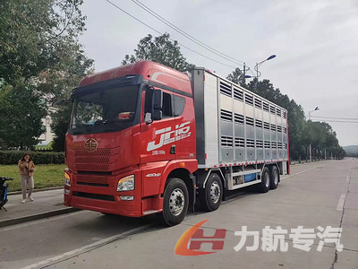 解放JH6全鋁合金恒溫畜禽運(yùn)輸車(chē)圖片