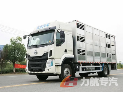 乘龍國(guó)六單橋鋁合金運(yùn)豬車(chē)圖片