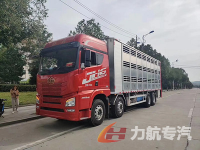 解放JH6全鋁合金恒溫畜禽運(yùn)輸車(chē)圖片