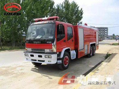 五十鈴雙橋12-15噸水罐消防車圖片