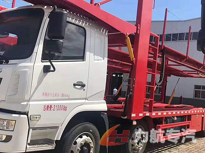 陜汽軒德X6轎運車圖片