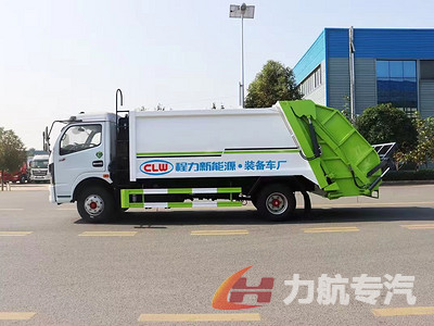 東風多利卡8方壓縮式垃圾車圖片