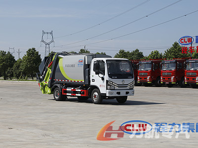 东风D6压缩垃圾车高清图片展示_生活垃圾收集车图片图片